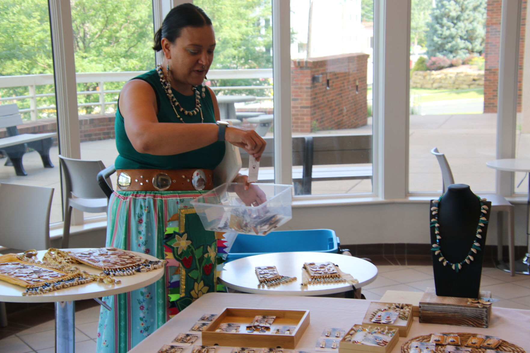 Melissa “Niigaaniigaabowikwe” Fowler on Saturday.